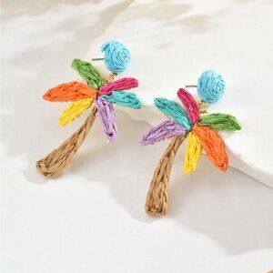 Boutique | Colorful Palm Tree Earrings